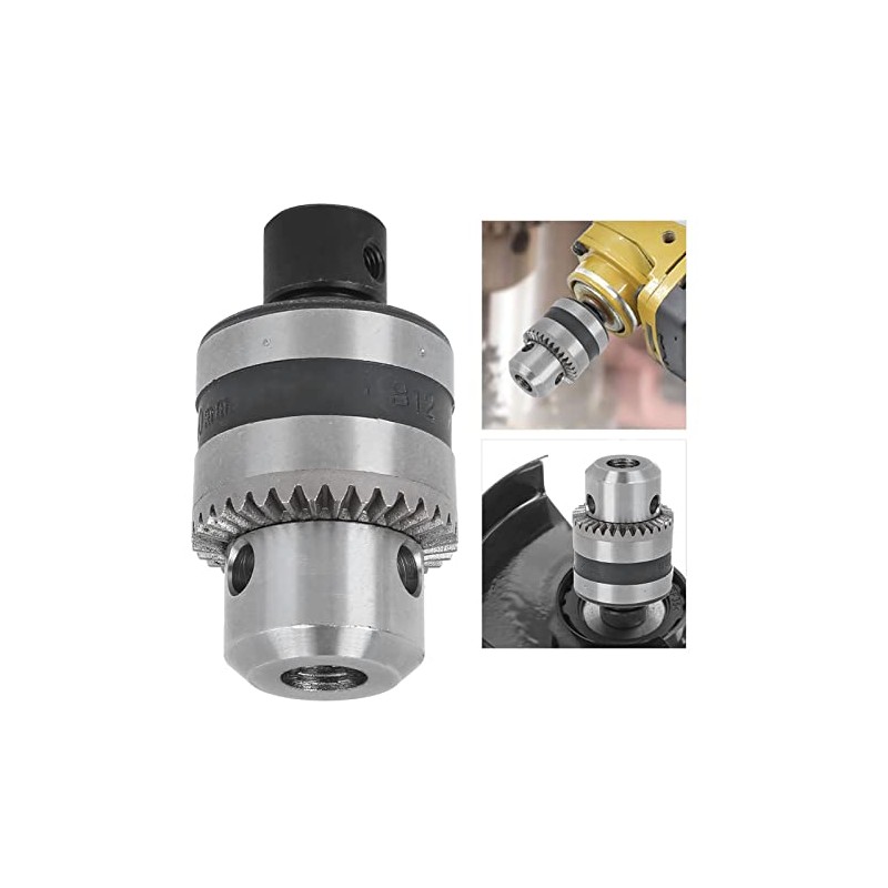 Drill Chuck Adapter Kit 3-Jaw Clip Key Type Drill Chuck