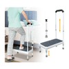 Medical Step Stool with Handle Elderly Adults Bed Steps for