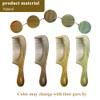 Wooden Comb Hair Green Sandalwood Comb Anti-Static Wooden Comb Hair