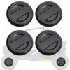 4 Pack Polaris RZR Hub Wheel Center Caps, Replace #1522872-655,
