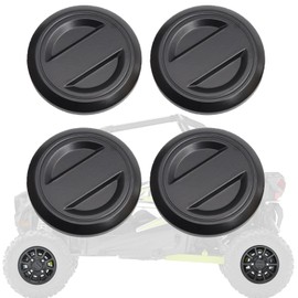 4 Pack Polaris RZR Hub Wheel Center Caps, Replace #1522872-655, Tire Wheel Center Rim Cap Compatible with Polaris RZR 1000 XP Turbo/XP 4/Ranger 2017-2021