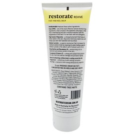 Restorate Revive 30% Urea Foot Balm 250ml – Extra-Strength Foot Cream for Dry, Cracked Heels & Calluses with Shea Butter, Macadamia Oil & Tea Tree Oil – Intense Hydration & Repair for Rough, Dry Feet