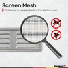 Steinberg14 Stainless Steel Vent Cover 8x3 (Duct Opening) with Mesh