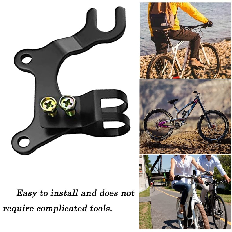 Pack of 3 Disc Brake Mount Frame, Black, Mountain Bike