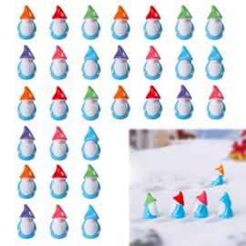 RARDSAY 30 Pcs Mini Gnome Figurines Miniature Gnome Figurines Resin Miniature Gnomes Statues Table Centerpiece for Fairy Garden Shelf Table Home Plant Pots Decor