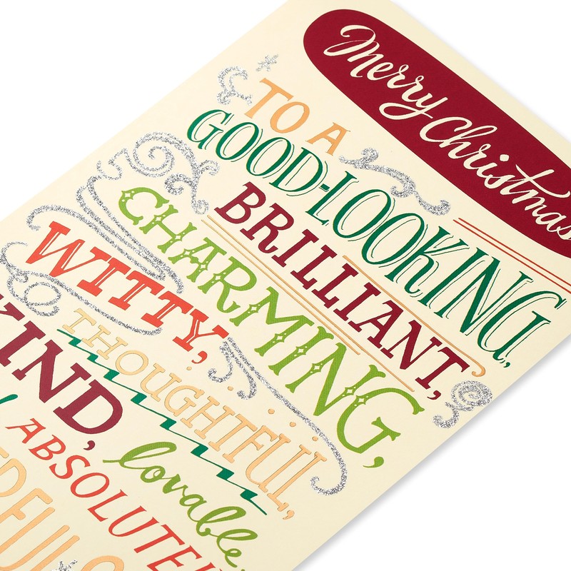 American Greetings Funny Christmas Card for Son, Silly Holiday Greeting