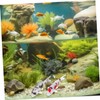 ABOOFAN 5pcs Realistic Koi Fish Models for Aquarium Decoration Vibrant
