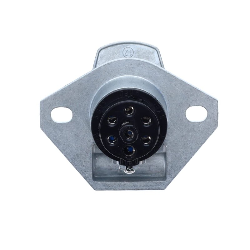 RoadPro RP2345FSAE 7-Way Electrical Trailer Plug with Cable Guard 7-Pin