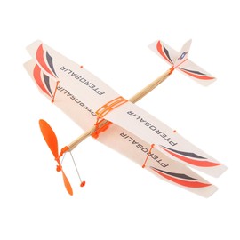 Rubber Band Airplane Kit | Realistic Kids Biplane Model,Cute Colorful Biplane Kit, Funny Teaching Tool for Learning Entertainment