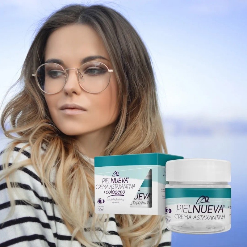Crema Facial Piel Ser Más Hidratante Astaxantina Ácido Hialurónico