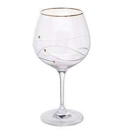 Dartington Crystal ST334013 Glitz Gold Copa Single Glass