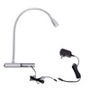 BiNFU Bedside Reading Light with Knob Switch Flexible Gooseneck LED