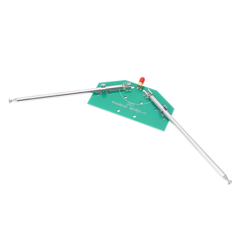 V Dipole Antenna SMA Female Interface Telescopic Antenna 78M‑415MHz FM