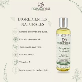 Naturalness Aceite Para Masaje  Descanso Profundo  - Tamaño 125 Ml