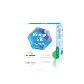 Cressana Cressana Konjac Fit - 60 Kapseln - Konjac Wurzelextrakt - Bio & Vegan - Untersttzt Gewichtsmanagement, Appetitkontrolle & Darmgesundheit - Natrliche Ballaststoffquelle