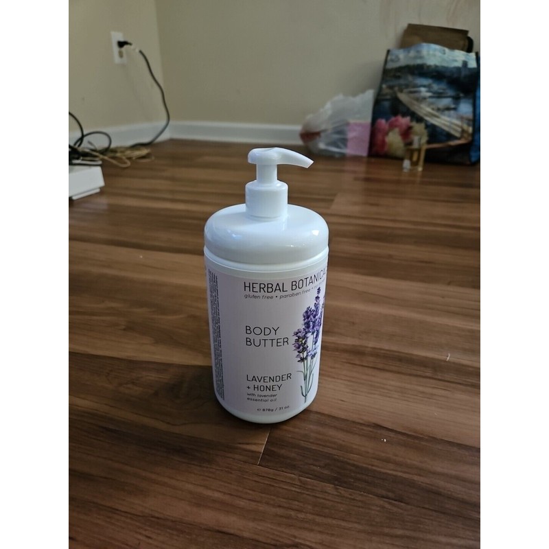 Herbal Botanicals Lavender + Honey Body Butter w/ Lavender Essential