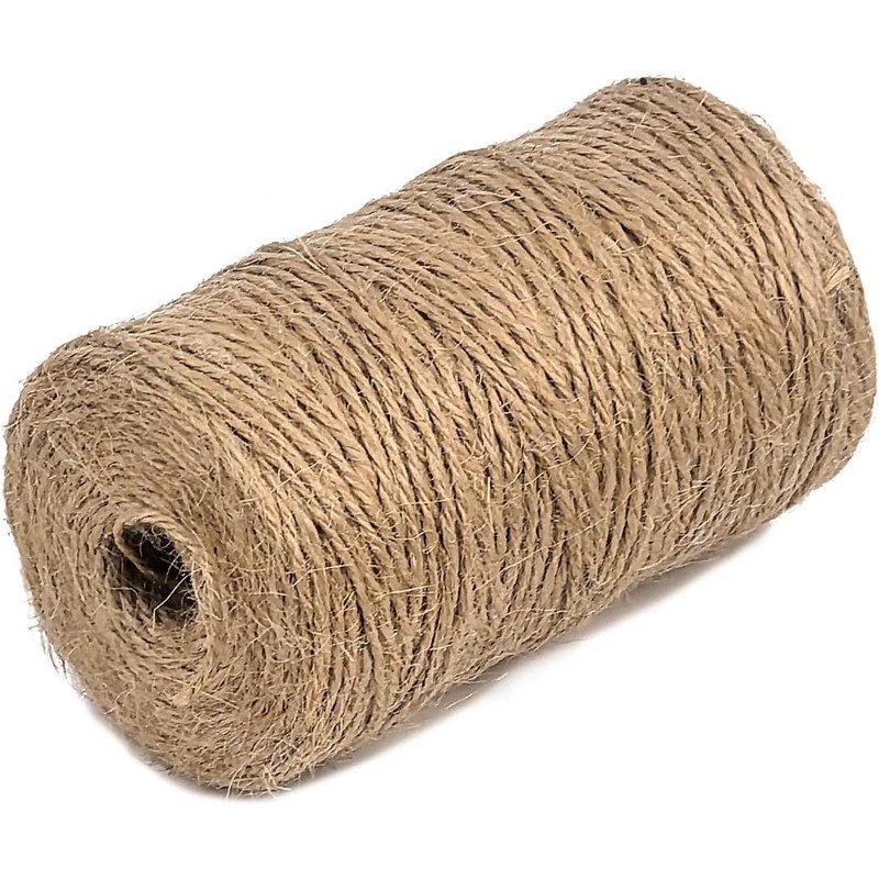 Natural Jute Twine 200 Meters Long Twine String for Crafts