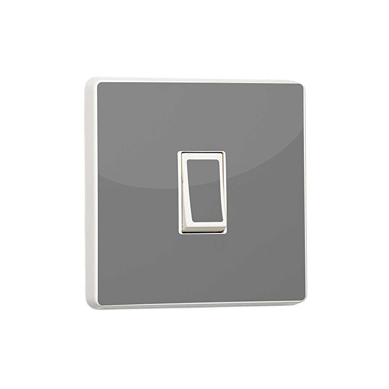 Plain Silver Light Switch Sticker Home Decorative Accessories Vinyl Cover