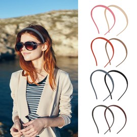 ACO-UINT 8 Pack No Pressure Headbands for Women Sunglasses Headbands for Women Non Slip with Teeth Plastic Hair Bands for Eyewear Cute Hair Accessories