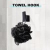 Matte Black Bathroom Accessories Set 5 Pieces, Wall Mounted Screw-In