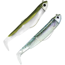 Black Minnow Fiiish N°1-7 cm - Double Combo Shore - 3G - Kaki - Ghost Minnow - Bm758