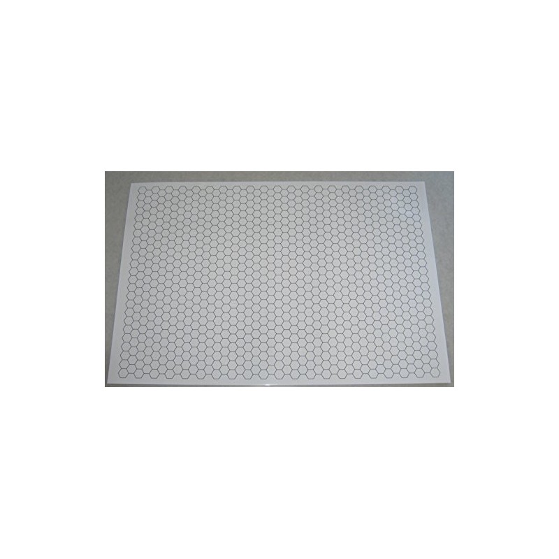 Double-Sided Game Mat with Markers (Square, Hex, 24" x 36")