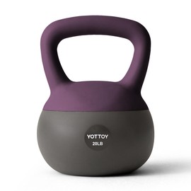 YOTTOY Soft Kettlebells, 20 lb kettlebell with Anti-Slip Base & Impact-Resistant Design - Perfect for Strength Training Kettlebells Weightlifting, Personal Training