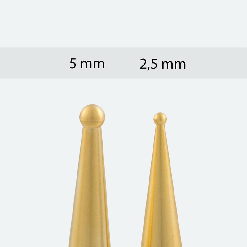 AFH Massage Stick Set of 2 | Stainless Steel Gold-Plated