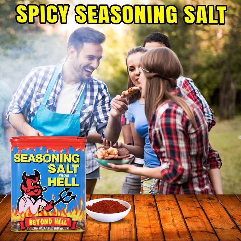 Seasoning SALT From Hell -9.25 oz (Seasoning Salt)