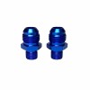 Mvated 2Pcs AN10 10AN To M16X1.5 Male Straight Adapter Flare