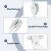 sourcing map 3Pcs Universal Spring Loaded Cord Tensioner, Metal String