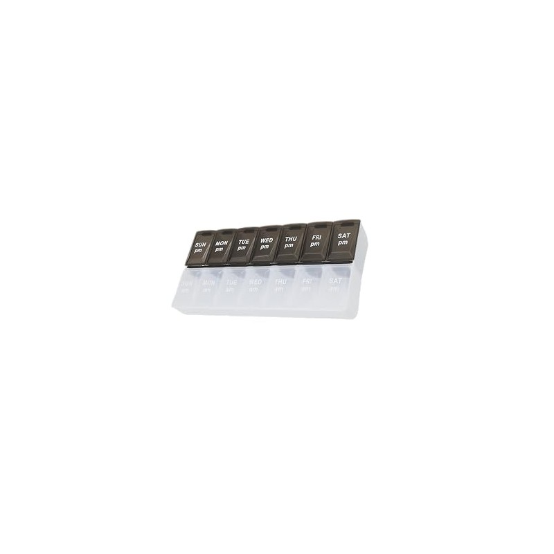 7 Day Weekly Pill AM PM Organizer, ShysTech Large Pill