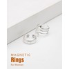 Jecanori Copper Rings for Women, Pure Copper Magnetic Therapy Rings,