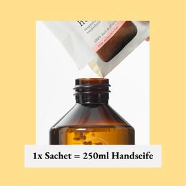 we:care² Soap Powder (Granules) for Mixing Ginger / Bergamot - 29 g Makes 250 ml Sustainable & Vegan Refill Soap without Silicones, Parabens & Microplastics - Hand Soap Powder