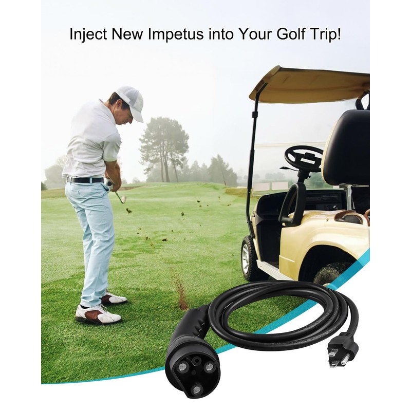 HZSIFU Charging Power Cord Assembly Fits for Evolution EV ICON