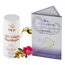 D Fers Crema Facial Q-10 Con Colágeno Y Rosa Mosqueta D Fers 50ml