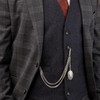 Handmade in the UK Silver Colour Albert Pocket Watch Chain