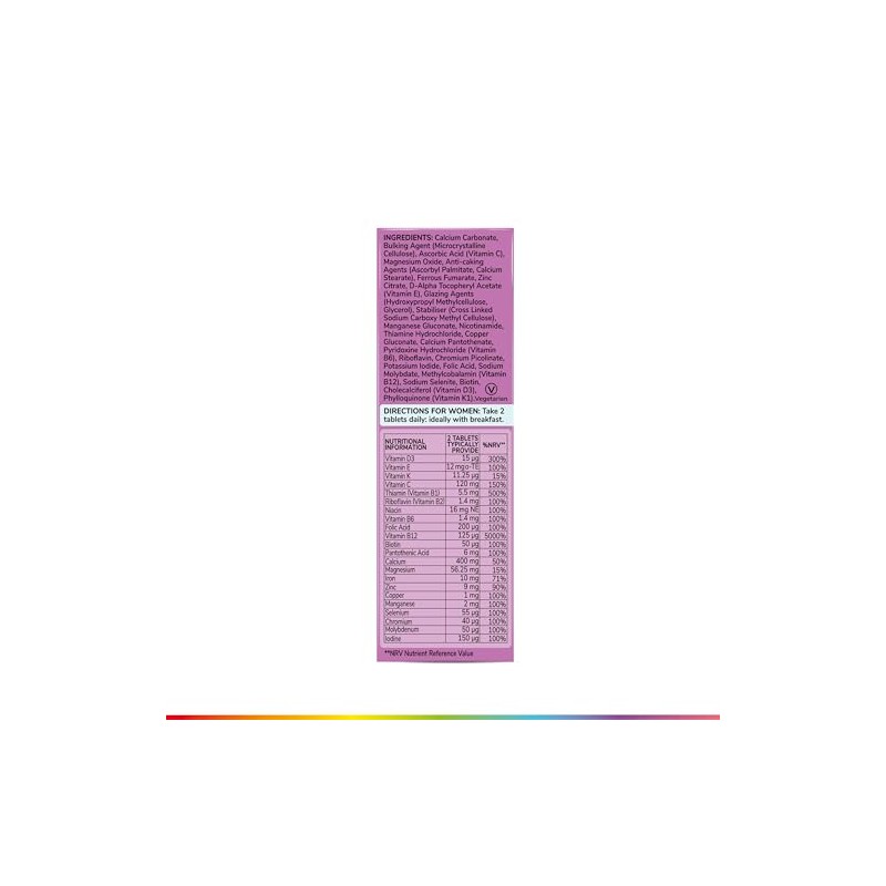 Health & Her Multivitamin Tablets for Women 55+ and Postmenopausal,