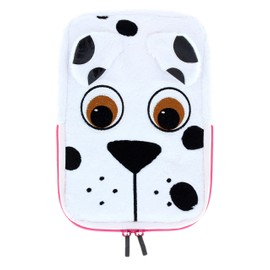 TabZoo Universal Pouch Case Schutzhülle mit integriertem Stand und Reißverschluss für 8 Zoll (20,3 cm) Tablets im niedlichen kinderfreundlichen Design - Hund