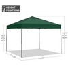 GDY 10x10 Pop Up Canopy Tent with Vents, 3 Adjustable