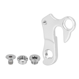A ABSOPRO Bicycle Tail Hook Rear Derailleur Hanger Frame Gear Hook Silver