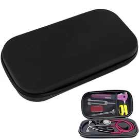 Stethoscope Case Shockproof Stethoscope Bag Travel Portable Stethoscope Carrying Case Heavy-Duty Stethoscope Storage Bag Lightweight Stethoscope Case for Nurses Doctors ...(Black)
