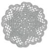BIBITIME Handmade Crochet Round Lace Doilies Kitchen Table Placemats Wedding