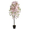 Nearly Natural 5ft. Cherry Blossom Artificial Tree, Pink