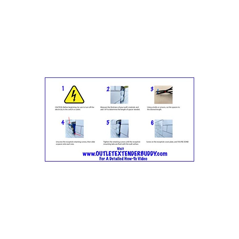 Outlet Extender by Outlet Extender Buddy – Electrical Box Extender