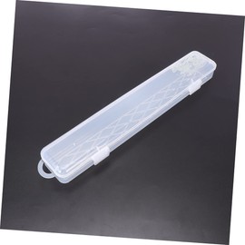 SEWACC Plastic Paint Brush Storage Box 3PCs Watercolour Brush Case Multifunction Organizer for Art Supplies Students