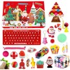 Christmas Countdown Blind Box Christmas Keyboard Santa Decompression Toy Set