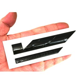 V-Blackwing Emblem V-Series Black Out Blackwing Badge Chicklet V Logo Replacement for 2020-2024 CT4 CT5 86596092 (Glossy Black)