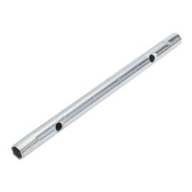 HEROFFIX 1 Pcs Spark Plug Socket Wrench Durable Spanner Socket Remover 185x13mm Silver Tone High Carbon Steel Hexagon 8mm,9mm for Car Motorcycle Lawn Mower