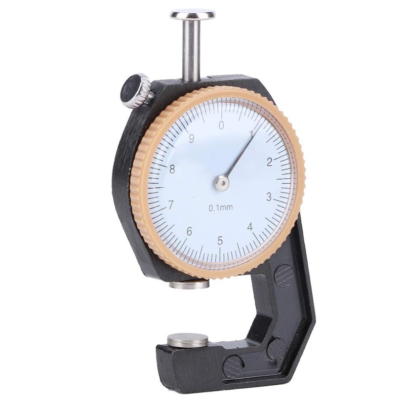 0 to 10mm Thickness Gauge, Portable Round Dial Thickness Gauge,